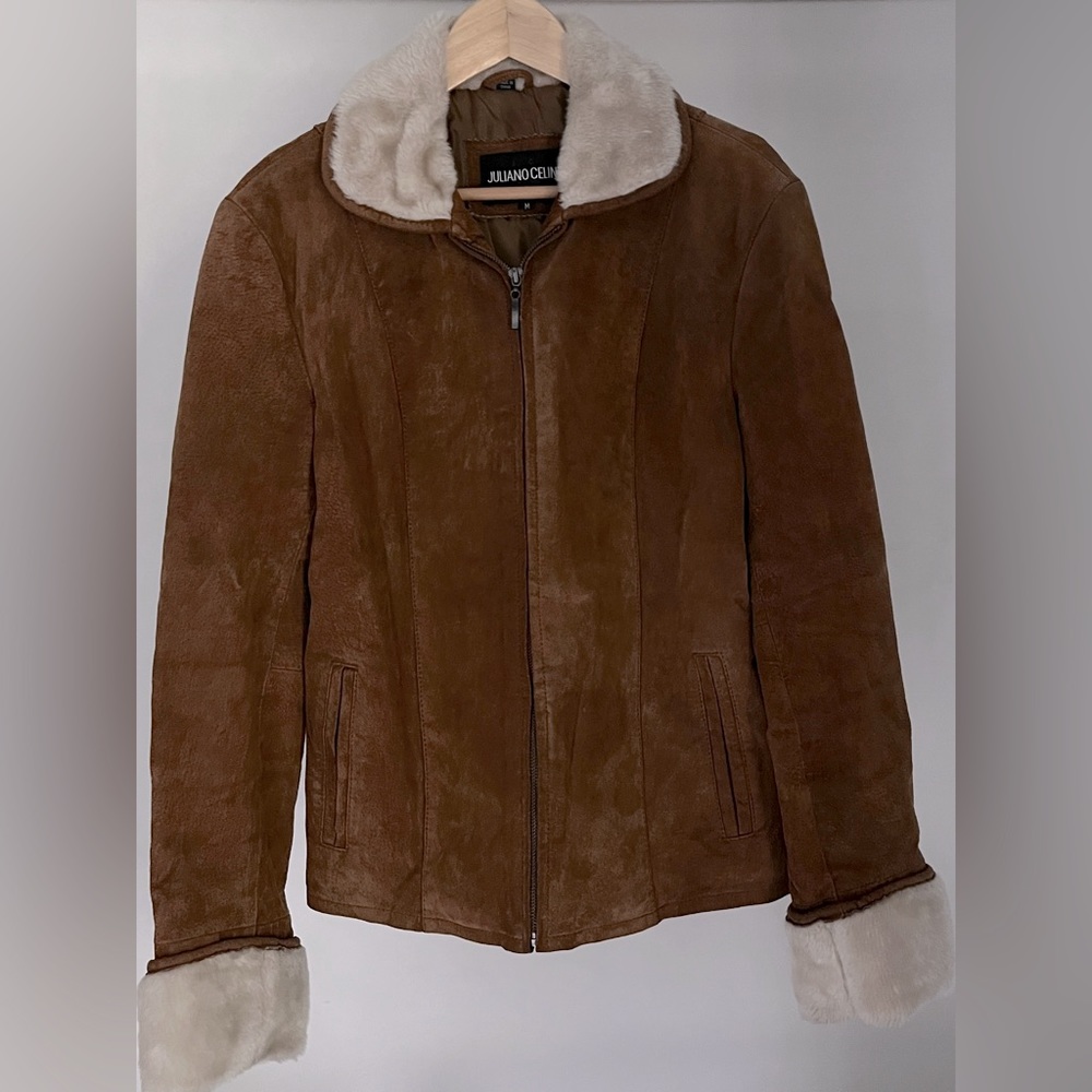 Vintage suede coat